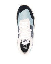 Chaussures de sport blanc et bleu New Balance