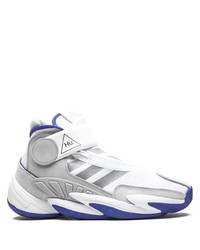 Chaussures de sport blanc et bleu adidas