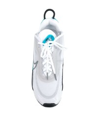 Chaussures de sport blanc et bleu Nike