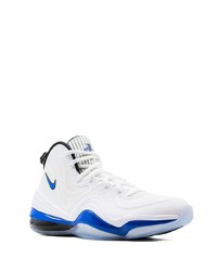 Chaussures de sport blanc et bleu Nike