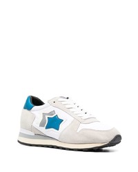 Chaussures de sport blanc et bleu atlantic stars