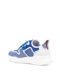 Chaussures de sport blanc et bleu Bally