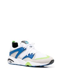 Chaussures de sport blanc et bleu Puma