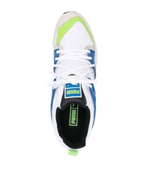 Chaussures de sport blanc et bleu Puma