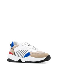 Chaussures de sport blanc et bleu DSQUARED2