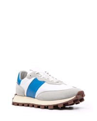 Chaussures de sport blanc et bleu Tod's