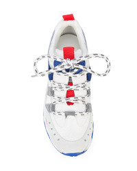Chaussures de sport blanc et bleu Givenchy