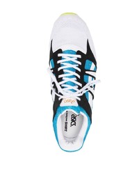 Chaussures de sport blanc et bleu Comme des Garcons