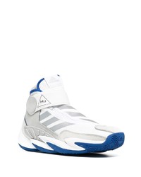 Chaussures de sport blanc et bleu adidas