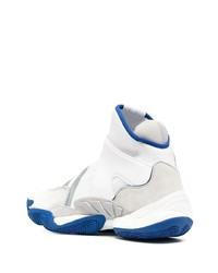 Chaussures de sport blanc et bleu adidas