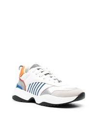 Chaussures de sport blanc et bleu DSQUARED2