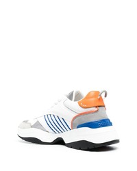 Chaussures de sport blanc et bleu DSQUARED2