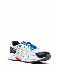 Chaussures de sport blanc et bleu Asics