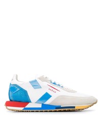 Chaussures de sport blanc et bleu Ghoud