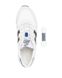 Chaussures de sport blanc et bleu Hogan