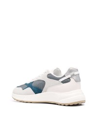 Chaussures de sport blanc et bleu Hogan