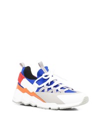 Chaussures de sport blanc et bleu Pierre Hardy