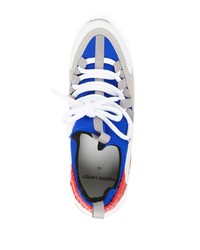 Chaussures de sport blanc et bleu Pierre Hardy