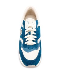 Chaussures de sport blanc et bleu VISVIM