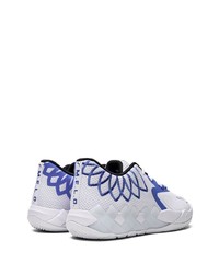Chaussures de sport blanc et bleu Puma