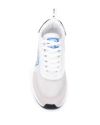 Chaussures de sport blanc et bleu John Richmond