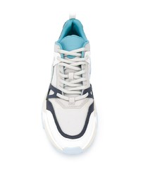 Chaussures de sport blanc et bleu Michael Kors