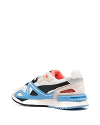 Chaussures de sport blanc et bleu Puma