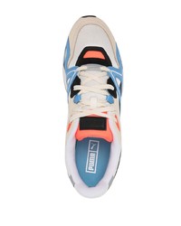 Chaussures de sport blanc et bleu Puma