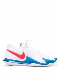 Chaussures de sport blanc et bleu Nike