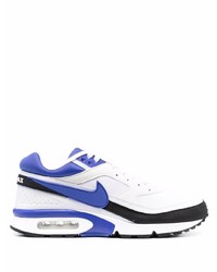 Chaussures de sport blanc et bleu Nike