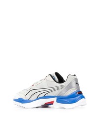 Chaussures de sport blanc et bleu Puma