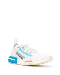 Chaussures de sport blanc et bleu adidas