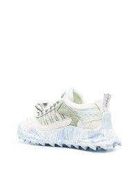 Chaussures de sport blanc et bleu Off-White