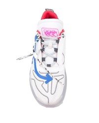 Chaussures de sport blanc et bleu Off-White