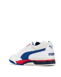 Chaussures de sport blanc et bleu Puma