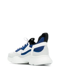 Chaussures de sport blanc et bleu Bruno Bordese