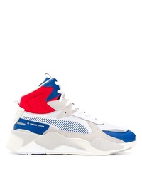 Chaussures de sport blanc et bleu Puma