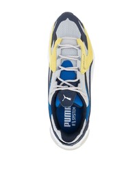 Chaussures de sport blanc et bleu Puma