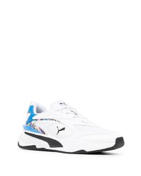 Chaussures de sport blanc et bleu Puma