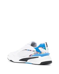 Chaussures de sport blanc et bleu Puma