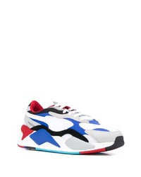 Chaussures de sport blanc et bleu Puma