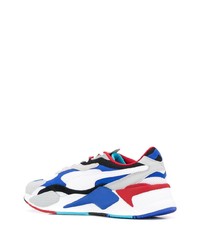 Chaussures de sport blanc et bleu Puma