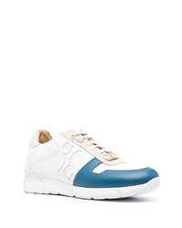 Chaussures de sport blanc et bleu Billionaire