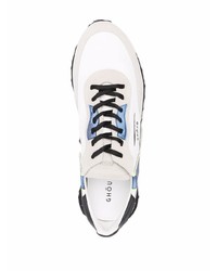 Chaussures de sport blanc et bleu Ghoud