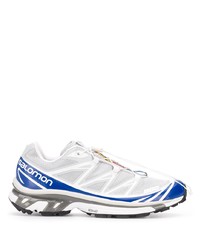 Chaussures de sport blanc et bleu Salomon S/Lab