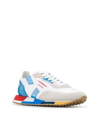 Chaussures de sport blanc et bleu Ghoud