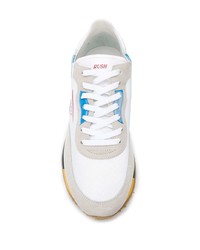 Chaussures de sport blanc et bleu Ghoud