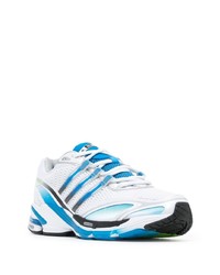 Chaussures de sport blanc et bleu adidas