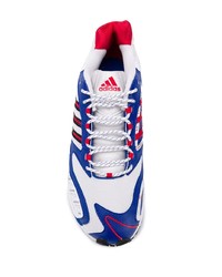 Chaussures de sport blanc et bleu adidas