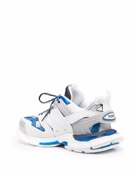 Chaussures de sport blanc et bleu Balenciaga